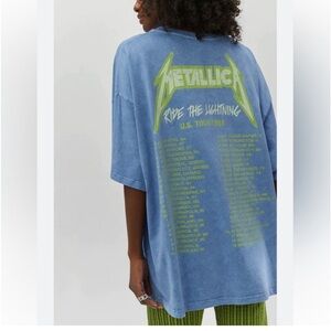 Daydreamer Women's Blue Metallica Us Tour 1985 Tee